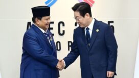 Foto: Presiden Republik Indonesia Prabowo Subianto melakukan pertemuan bilateral dengan Presiden Republik Korea Lee Jae Myung di Hwabaek International Convention Center (HICO), Gyeongju, pada Sabtu, 1 November 2025. (Dok. BPMI Setpres)