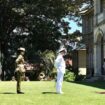 Foto: Penyambutan Upacara Kenegaraan oleh Gubernur Jenderal Australia Sam Mostyn kepada Presiden Republik Indonesia, Prabowo Subianto di Admiralty House, Sydney, pada Rabu, 12 November 2025. (Dok. BPMI Setpres)