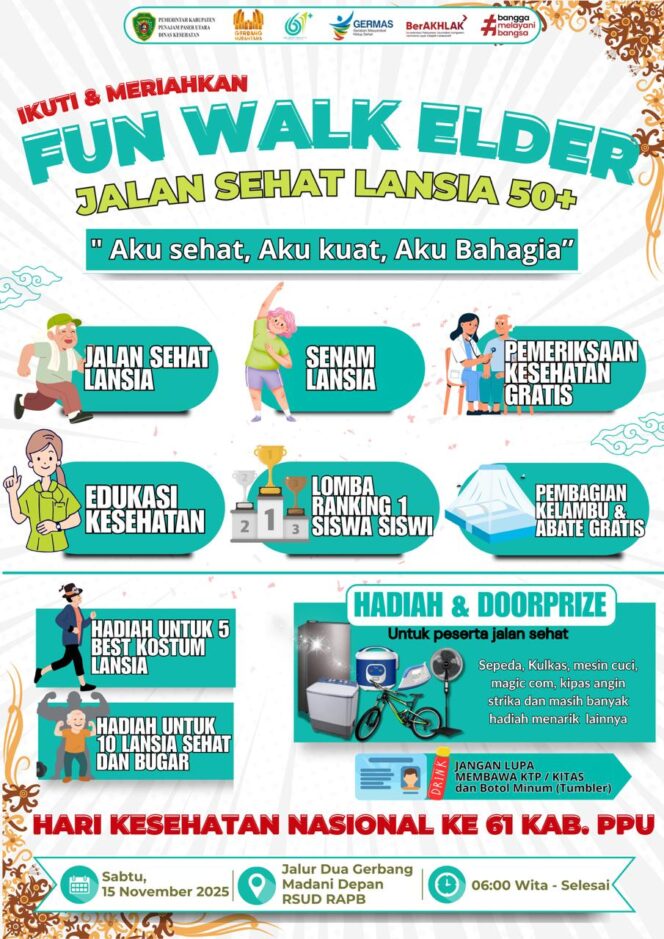 
					Foto: Poster Fun Walk Elder (Dok. Istimewa)