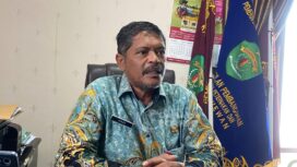 Foto: Kepala Distan PPU, Andi Trasodiharto, saat ditemui di kantornya (Dok: CahayaBorneo/AJI).