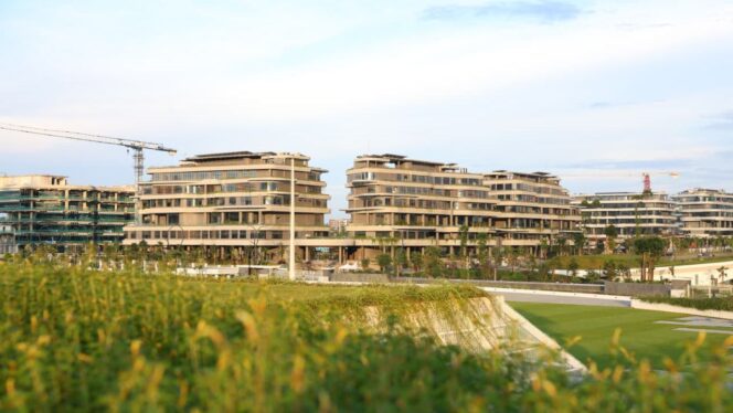 
					Foto: Salah satu gedung di IKN (Dok. Humas OIKN)