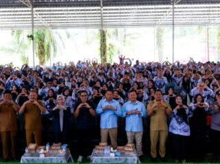 Foto: Para guru mengikuti kegiatan sosialisasi pendidikan IKN yang menekankan pembentukan karakter dan kompetensi masa depan.