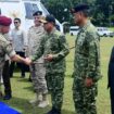 Foto: Presiden Republik Indonesia Prabowo Subianto dan Raja Kerajaan Yordania Hasyimiah, Raja Abdullah II ibn Al Hussein, menyaksikan langsung demonstrasi kemampuan drone kolaborasi Tentara Nasional Indonesia (TNI) dan Angkatan Bersenjata Yordania di Lapangan Tembak Djamsuri AU, Halim Perdanakusuma, Jakarta, pada Sabtu, 15 November 2025. (Dok. BPMI Setpres)