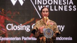 Foto: Menteri Pariwisata Widiyanti Putri Wardhana menutup rangkaian acara