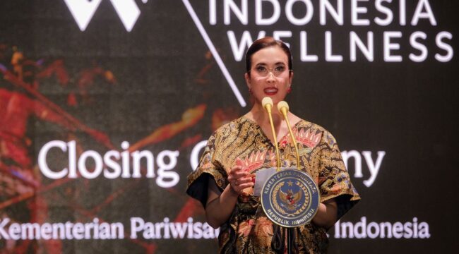 Foto: Menteri Pariwisata Widiyanti Putri Wardhana menutup rangkaian acara 