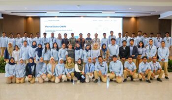 Foto: Otorita Ibu Kota Nusantara (IKN) bersama Kementerian Perencanaan Pembangunan Nasional/Badan Perencanaan Pembangunan Nasional (PPN/Bappenas) resmi meluncurkan Portal Data OIKN pada Selasa (09/12/25). (Dok. Humas OIKN)