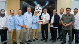 Foto: Delegasi Sarawak yang dipimpin YB Dato Sri Lee Kim Shin disambut jajaran Otorita IKN dalam kunjungan penjajakan kerja sama strategis di Nusantara. (Dok. Humas OIKN)