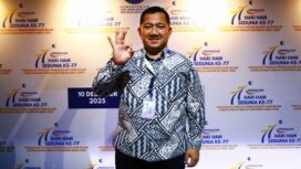 Foto: Bupati Penajam Paser Utara (PPU) Mudyat Noor saat menghadiri Peringatan Hari Hak Asasi Manusia (HAM) Sedunia ke-77 (Dok. Humas PPU)