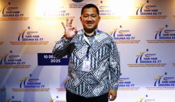 Foto: Bupati Penajam Paser Utara (PPU) Mudyat Noor saat menghadiri Peringatan Hari Hak Asasi Manusia (HAM) Sedunia ke-77 (Dok. Humas PPU)