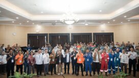 Foto: Para peserta Joint Readiness Exercise SKK Migas Wilayah Kalimantan–Sulawesi berfoto bersama usai mengikuti rangkaian latihan kesiapsiagaan darurat yang digelar di Balikpapan, sebagai upaya memperkuat sinergi dan koordinasi lintas perusahaan serta instansi terkait dalam operasi hulu migas. (Dok. PHI)